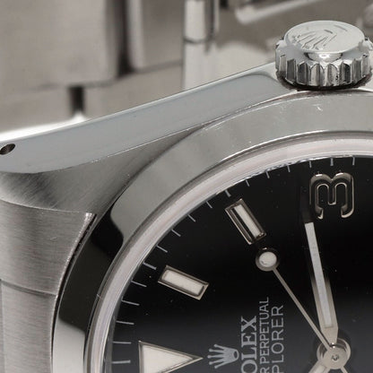 ROLEX explorer 1 blackout Watches 14270 Stainless Steel/Stainless Steel mens