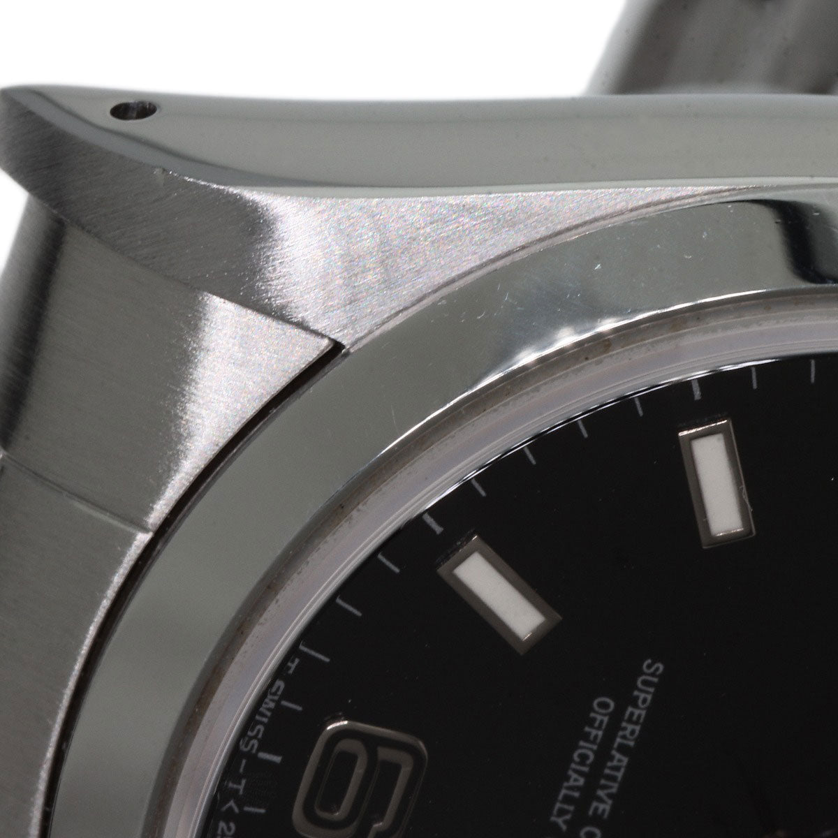 ROLEX explorer 1 blackout Watches 14270 Stainless Steel/Stainless Steel mens