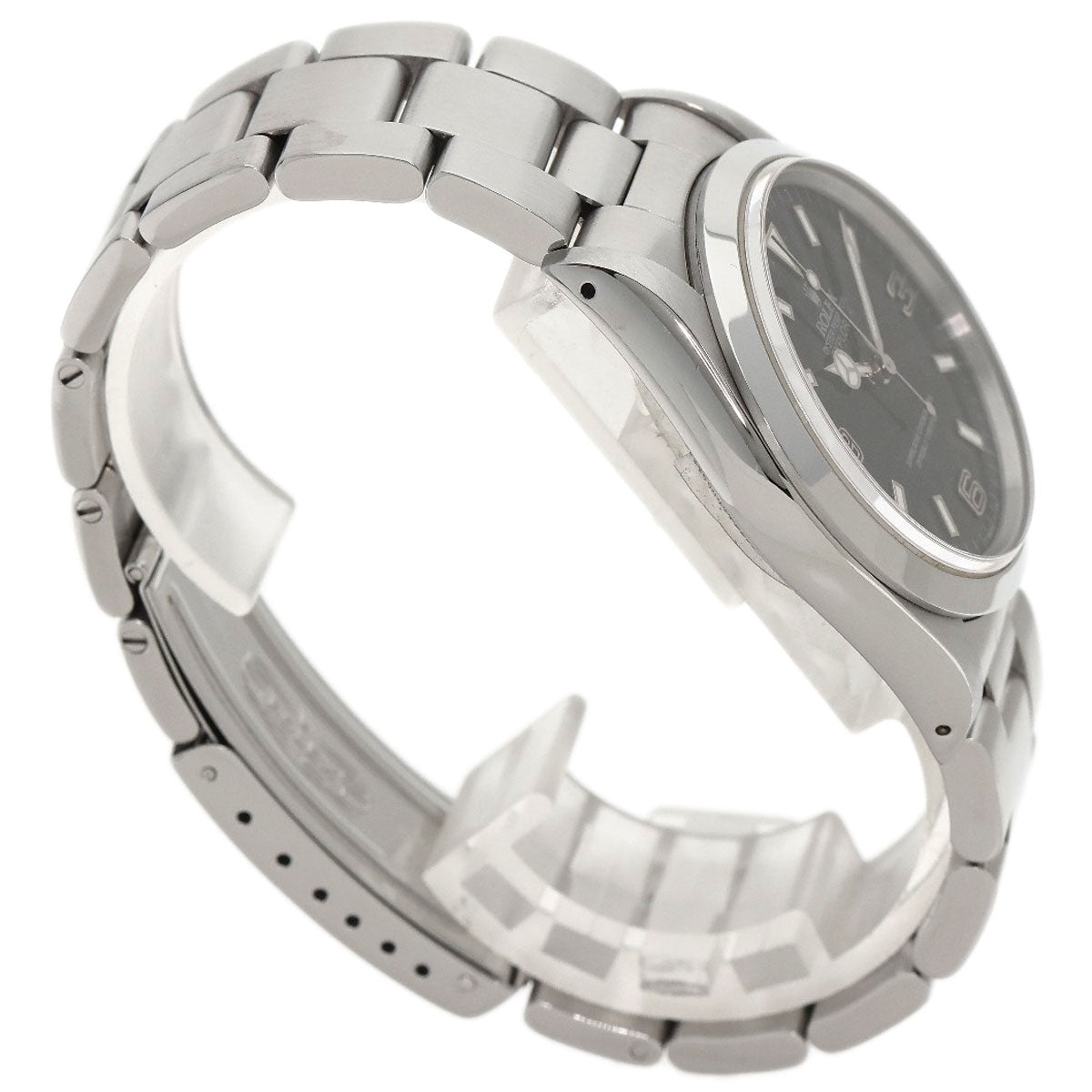 ROLEX explorer 1 blackout Watches 14270 Stainless Steel/Stainless Steel mens