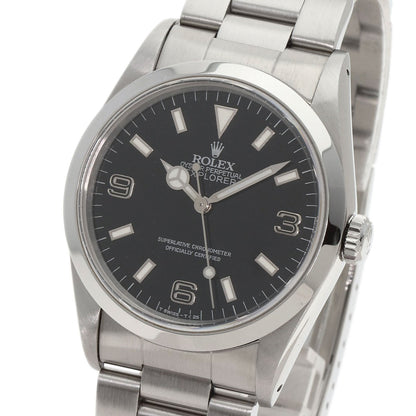 ROLEX explorer 1 blackout Watches 14270 Stainless Steel/Stainless Steel mens