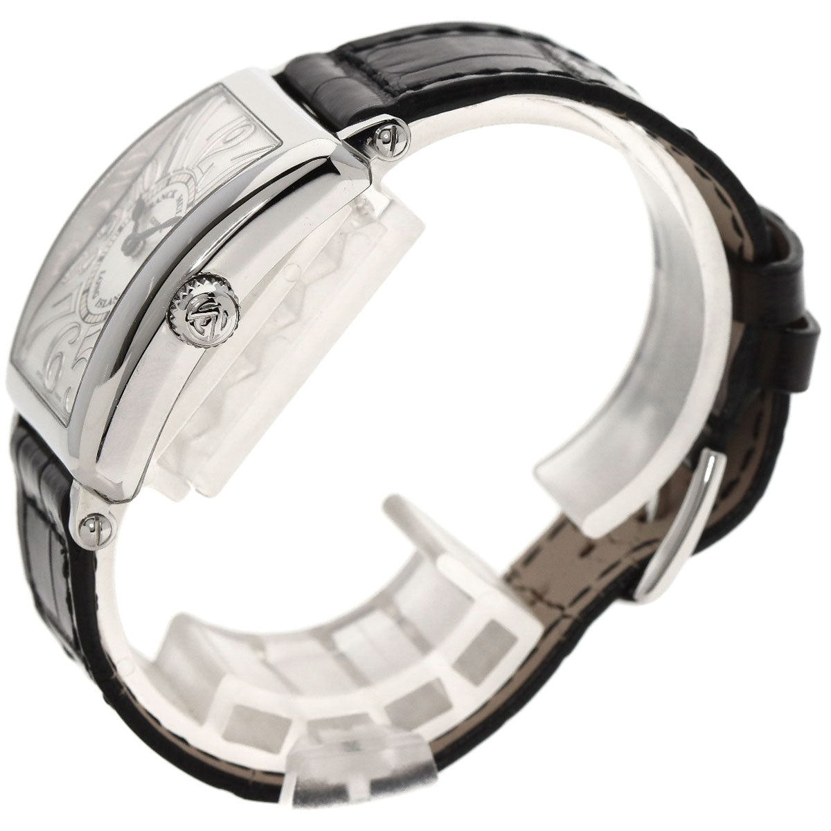 FRANCK MULLER Long Island Watches 902QZ Stainless Steel/Leather Ladies