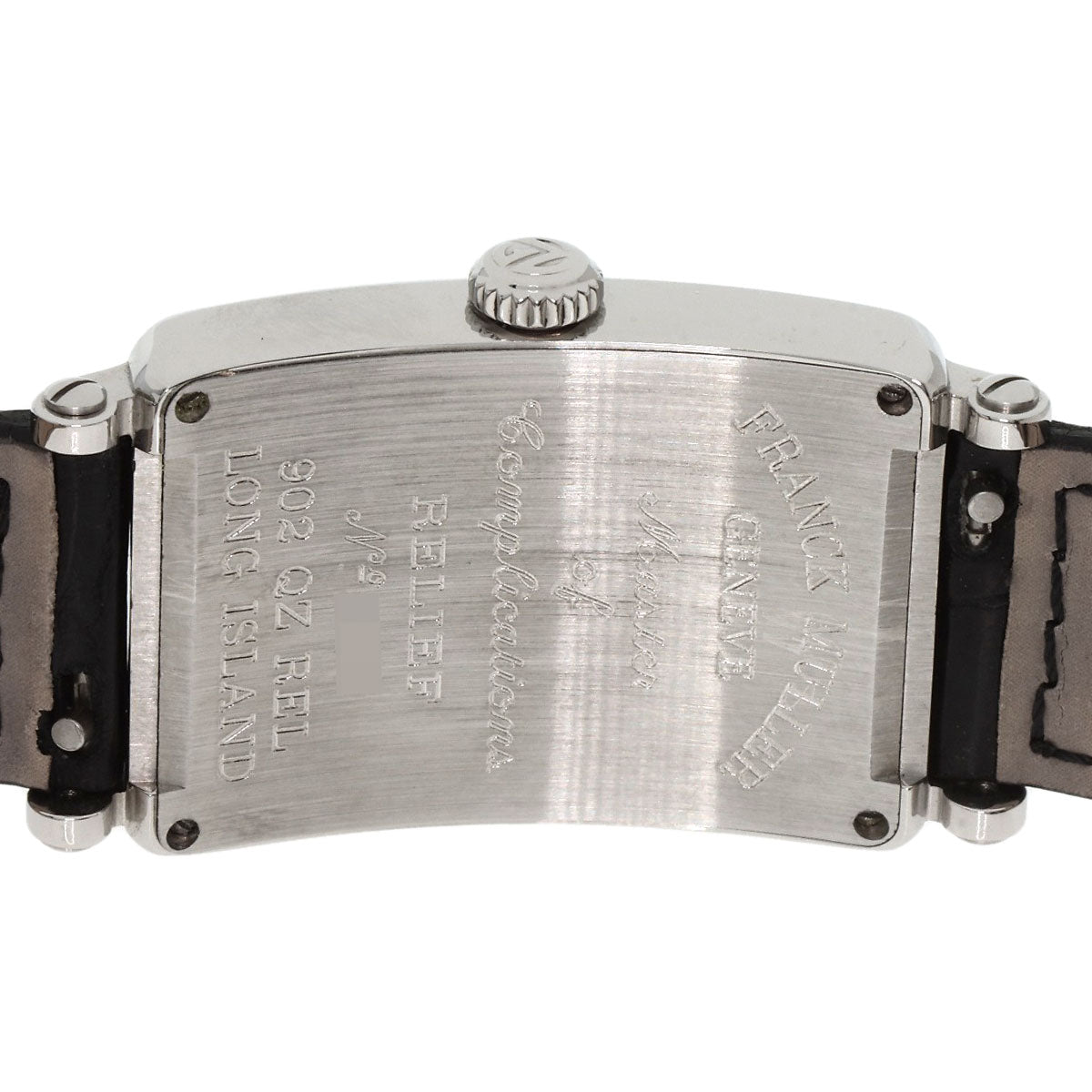 FRANCK MULLER Long Island Watches 902QZ Stainless Steel/Leather Ladies
