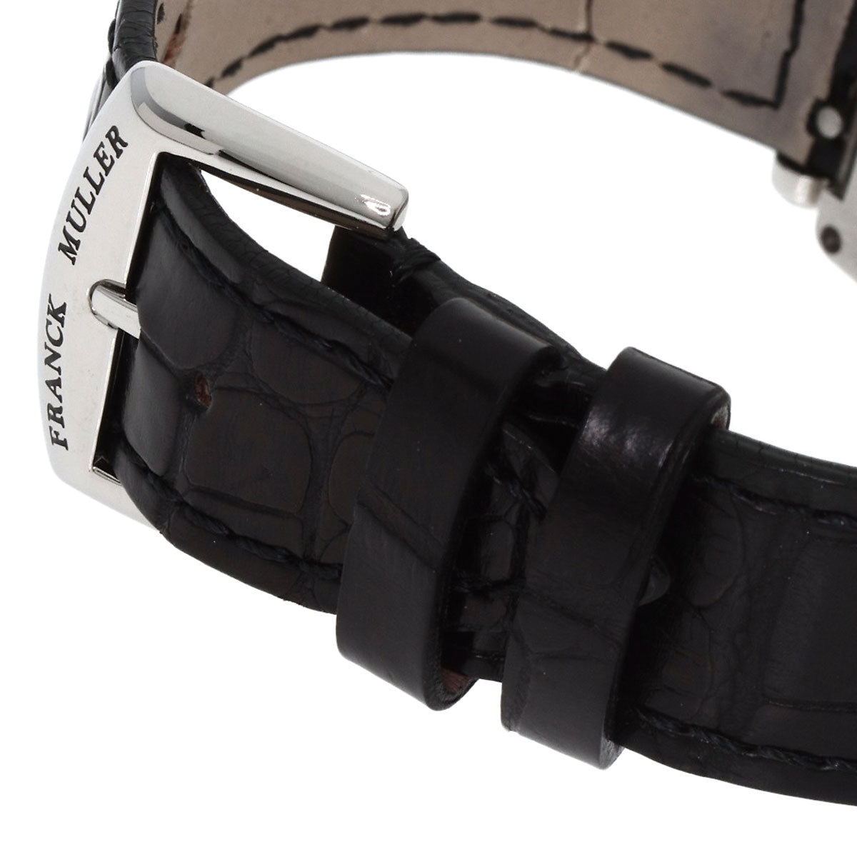 FRANCK MULLER Long Island Watches 902QZ Stainless Steel/Leather Ladies