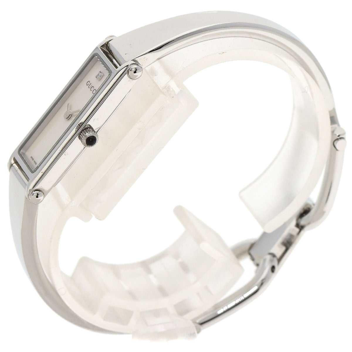 GUCCI Square face Watches 1500L Stainless Steel/Stainless Steel Ladies