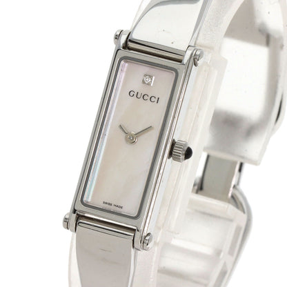 GUCCI Square face Watches 1500L Stainless Steel/Stainless Steel Ladies