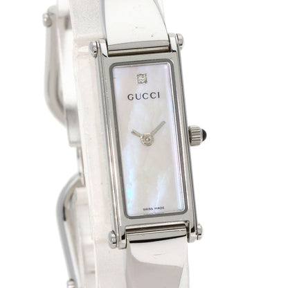 GUCCI Square face Watches 1500L Stainless Steel/Stainless Steel Ladies