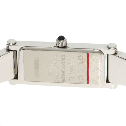 GUCCI Square face Watches 1500L Stainless Steel/Stainless Steel Ladies