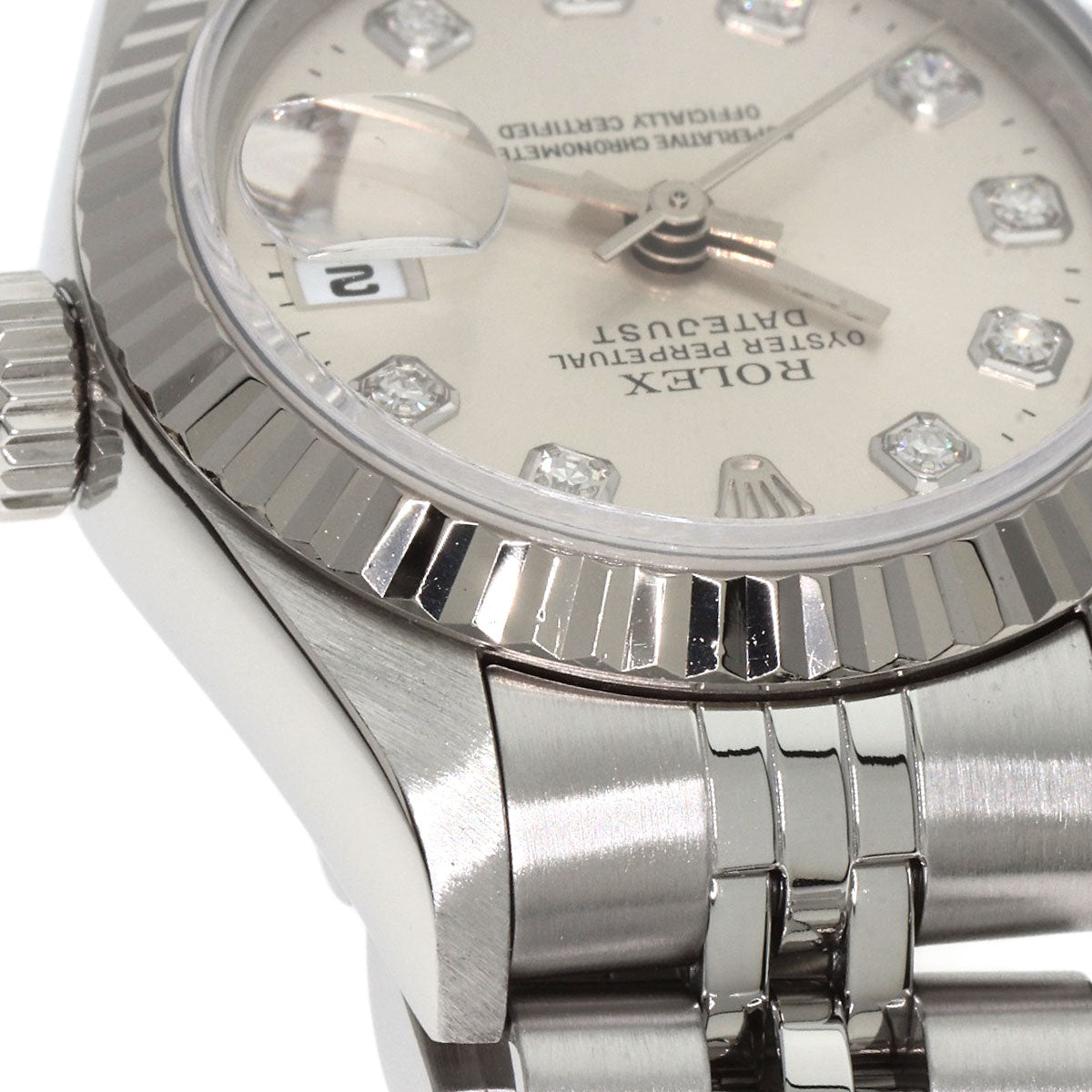 ROLEX DATEJUST 10P Diamond Watches 69174G Stainless Steel/Stainless Steel Ladies