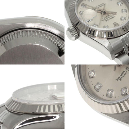 ROLEX DATEJUST 10P Diamond Watches 69174G Stainless Steel/Stainless Steel Ladies