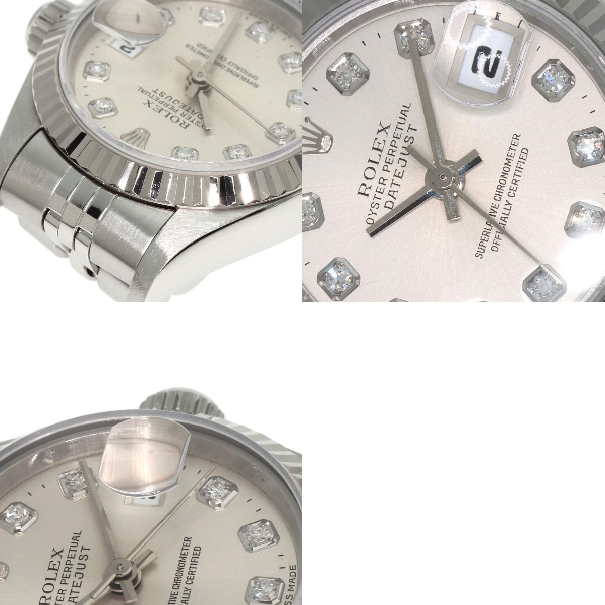 ROLEX DATEJUST 10P Diamond Watches 69174G Stainless Steel/Stainless Steel Ladies