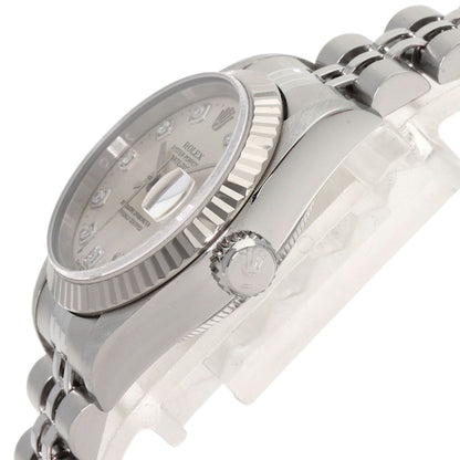 ROLEX DATEJUST 10P Diamond Watches 69174G Stainless Steel/Stainless Steel Ladies