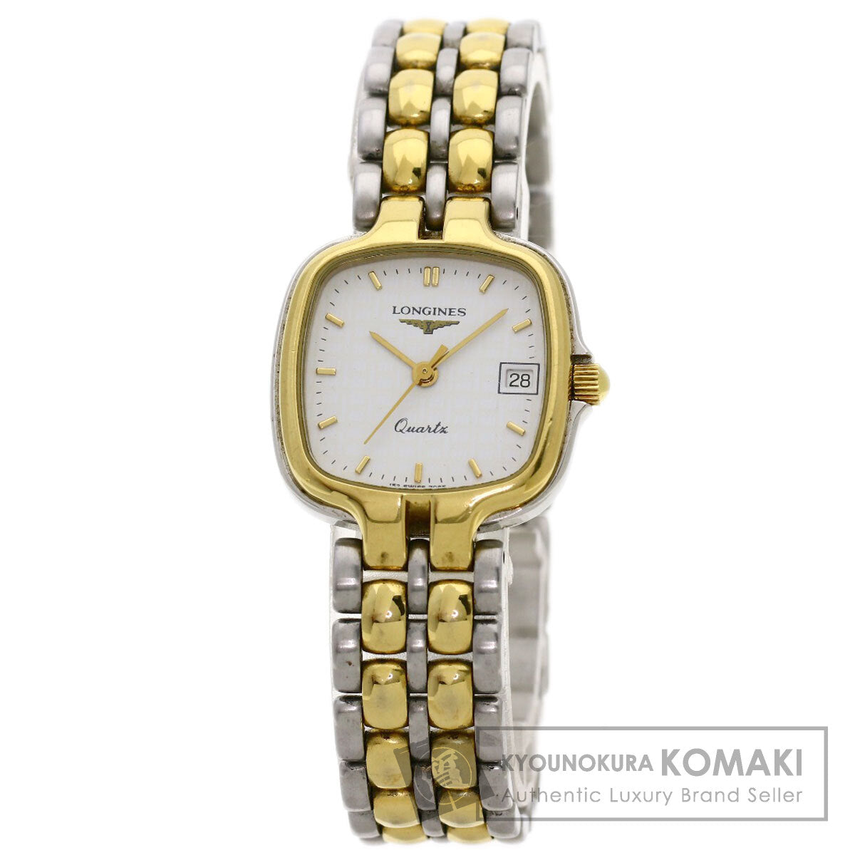 LONGINES Flagship Square Watches  Stainless Steel/SSxGP Ladies