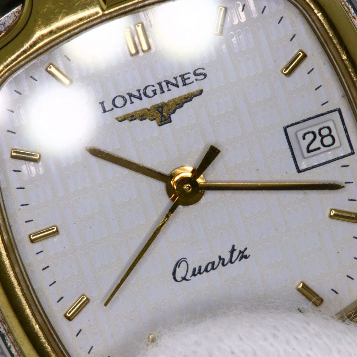 LONGINES Flagship Square Watches  Stainless Steel/SSxGP Ladies