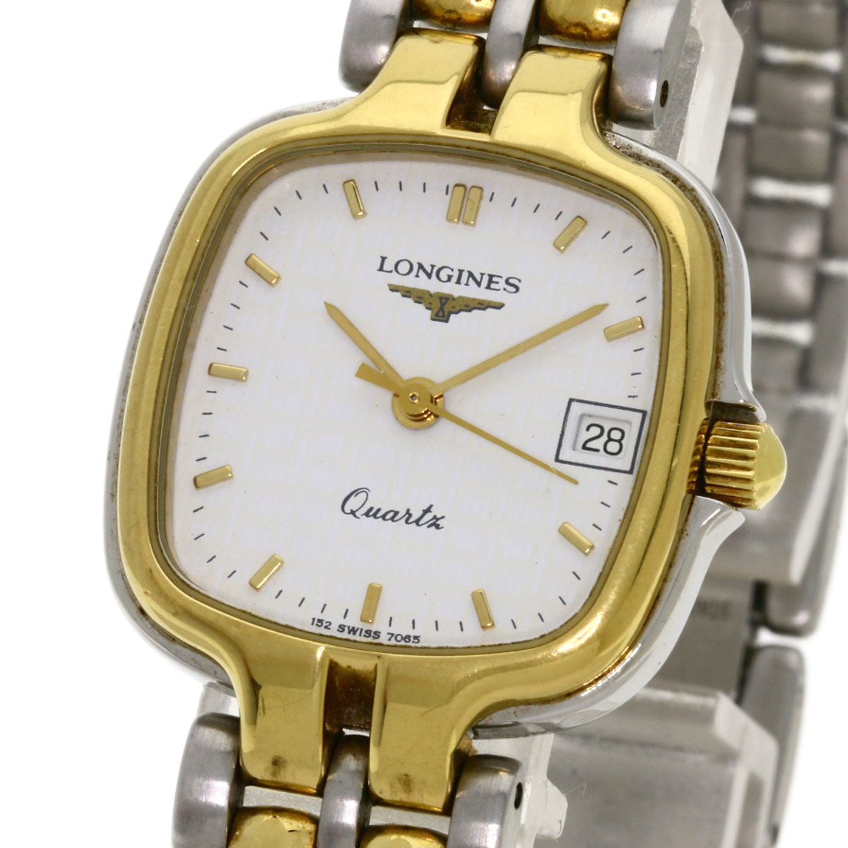 LONGINES Flagship Square Watches  Stainless Steel/SSxGP Ladies