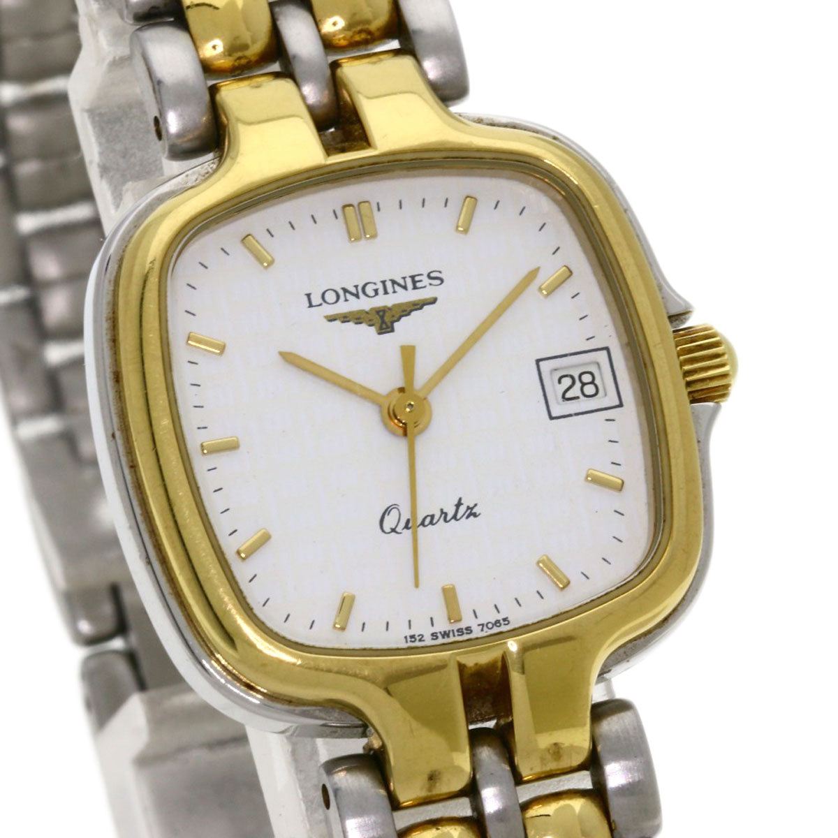 LONGINES Flagship Square Watches  Stainless Steel/SSxGP Ladies