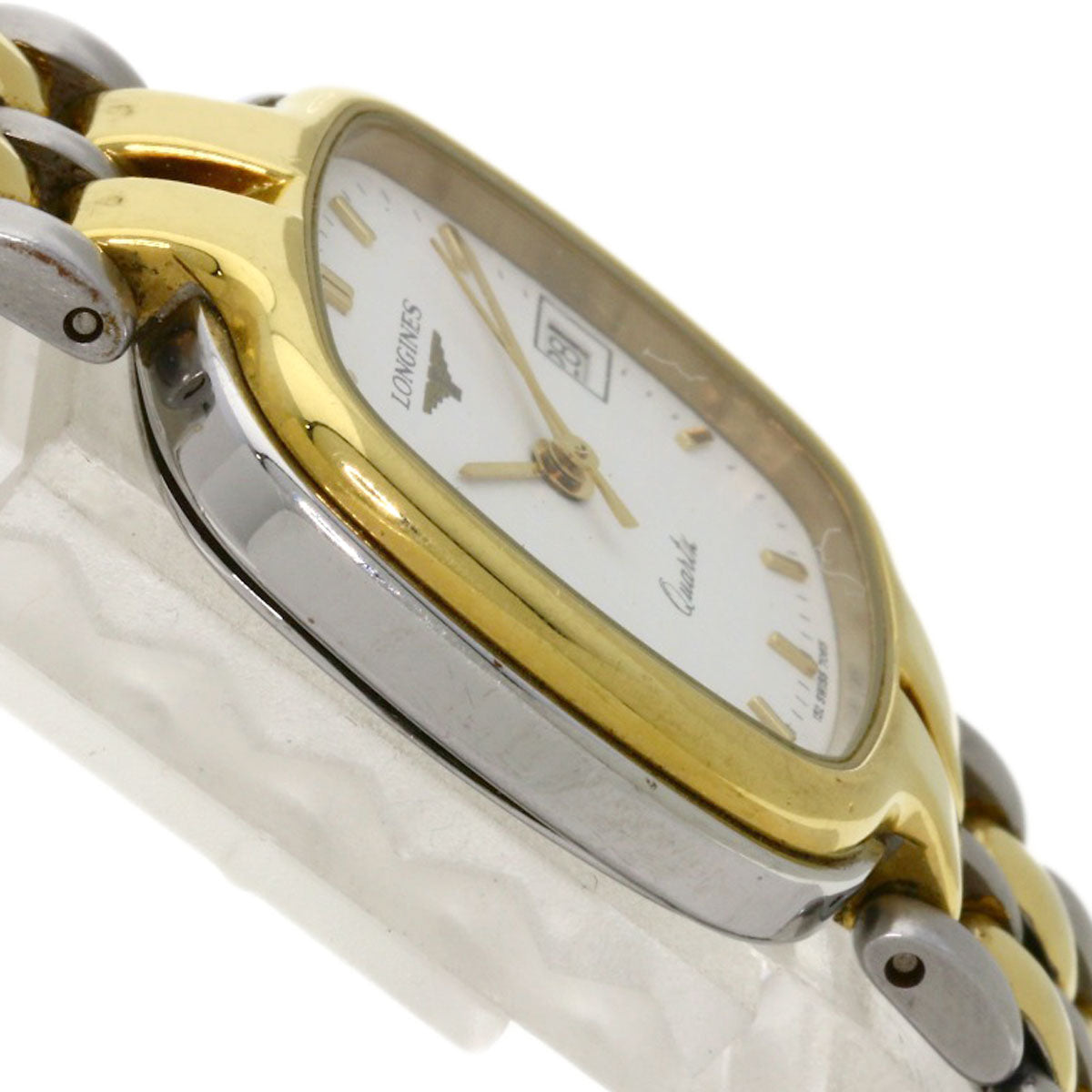 LONGINES Flagship Square Watches  Stainless Steel/SSxGP Ladies