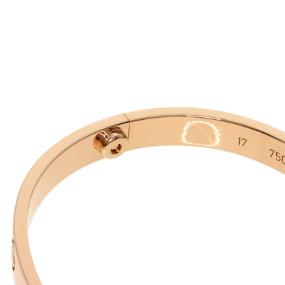 CARTIER LOVE Bracelets without driver #17 Bracelet K18 Pink Gold Ladies [Used]