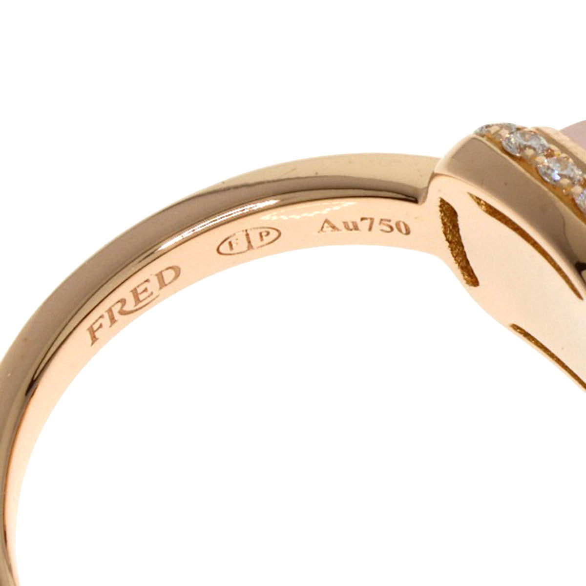 FRED   Ring PAIN DE SUCRE Diamond #50 K18 Pink Gold Ladies