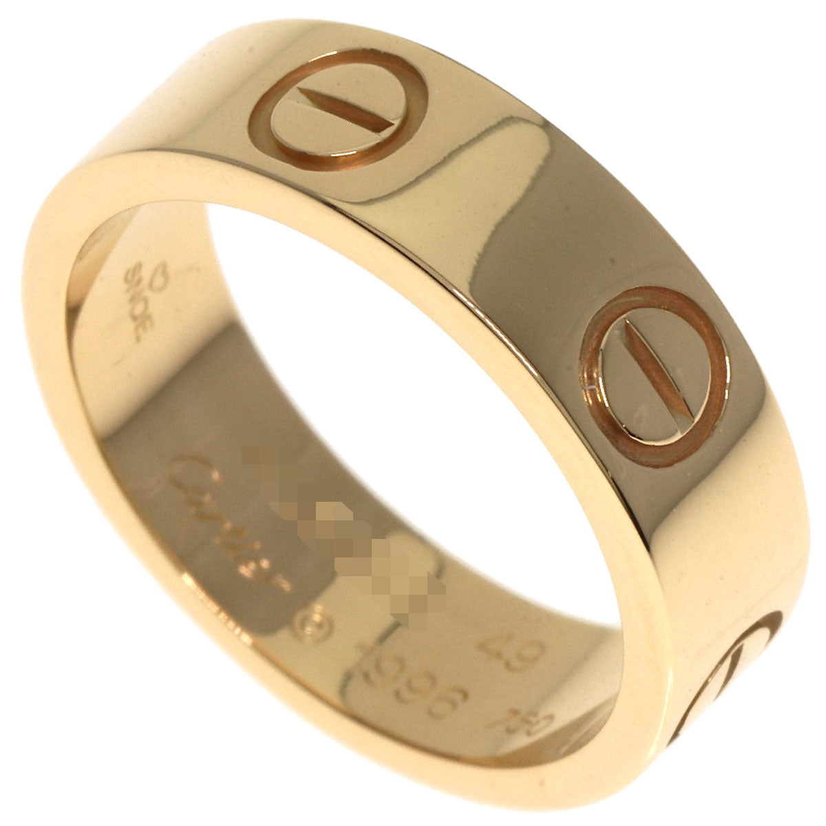 CARTIER   Ring love ring #49 K18 Yellow Gold Ladies