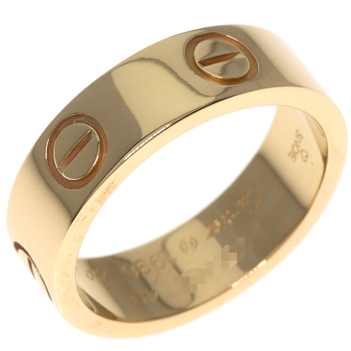 CARTIER   Ring love ring #49 K18 Yellow Gold Ladies