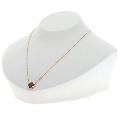 LOUIS VUITTON Sun Blossom 1P Diamond Necklace K18 Pink Gold Ladies [Used]