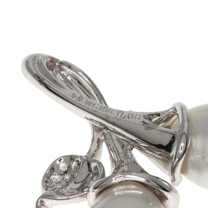 TASAKI Pearl Pearl Sapphire Diamond Pendant top K18 White Gold Ladies [Used]