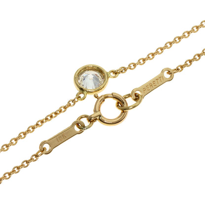 TIFFANY&Co. Banza Yard 1P Diamond Necklace K18 Yellow Gold Ladies [Used]