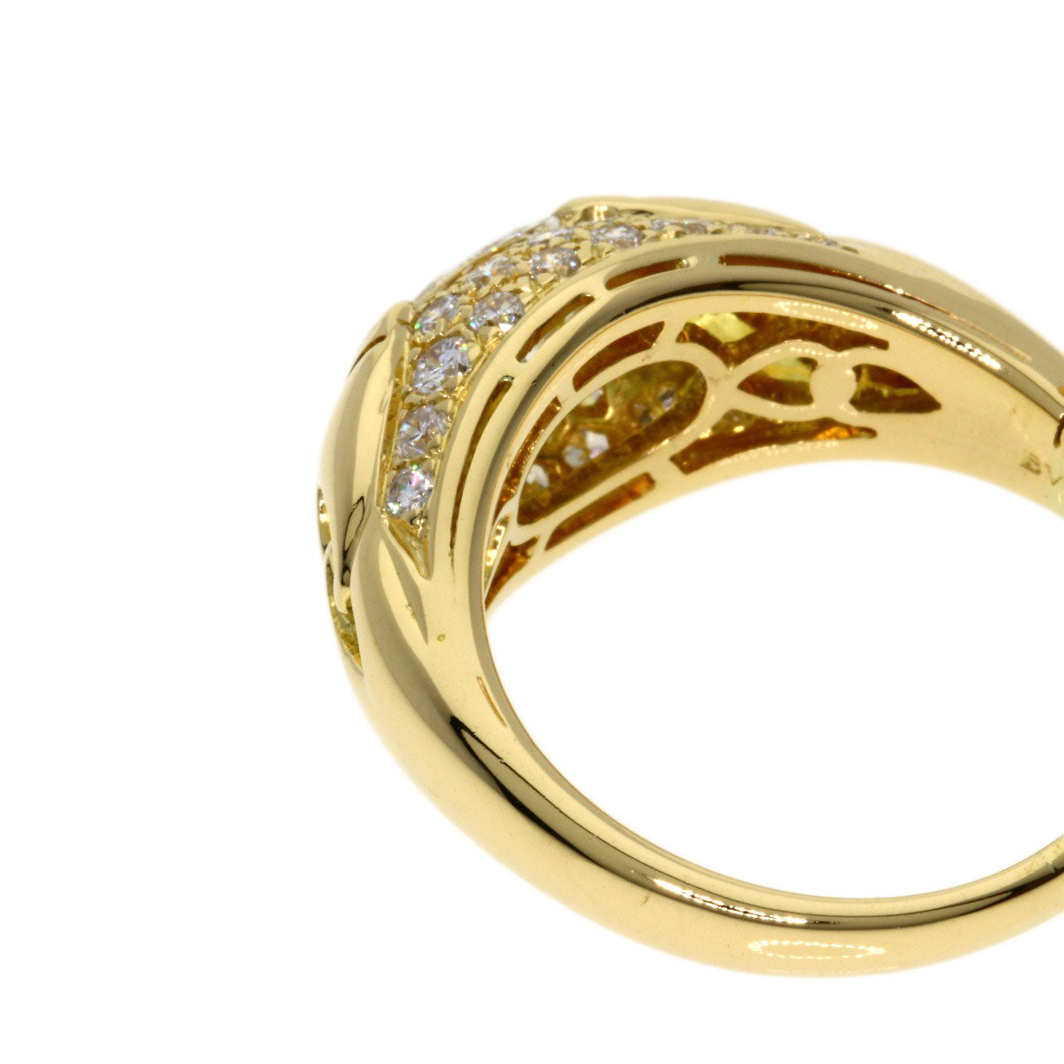 BVLGARI   Ring Oval cut K18 Yellow Gold Ladies