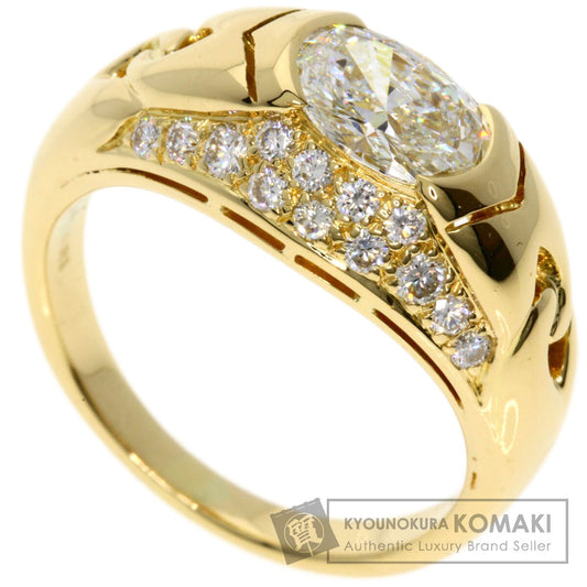 BVLGARI   Ring Oval cut K18 Yellow Gold Ladies