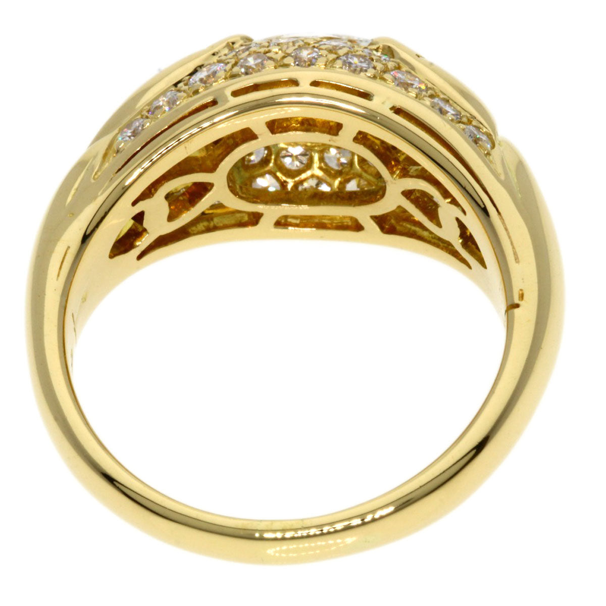 BVLGARI   Ring Oval cut K18 Yellow Gold Ladies