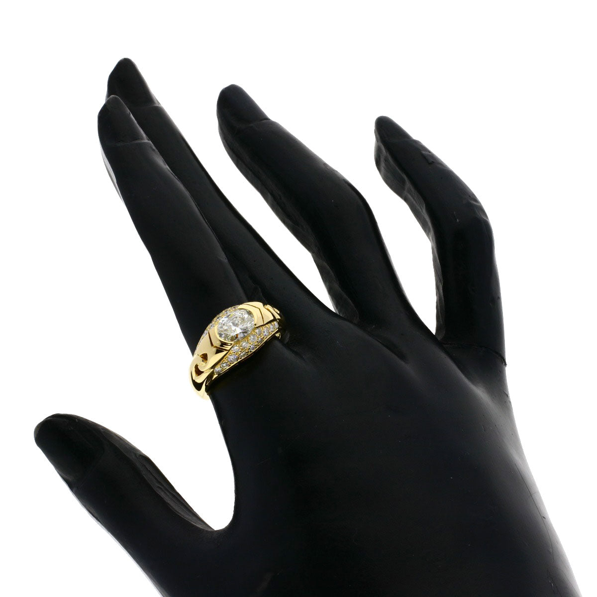 BVLGARI   Ring Oval cut K18 Yellow Gold Ladies