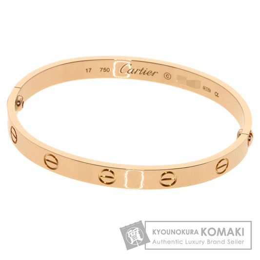 CARTIER LOVE Bracelets without driver #17 Bracelet K18 Pink Gold Ladies [Used]