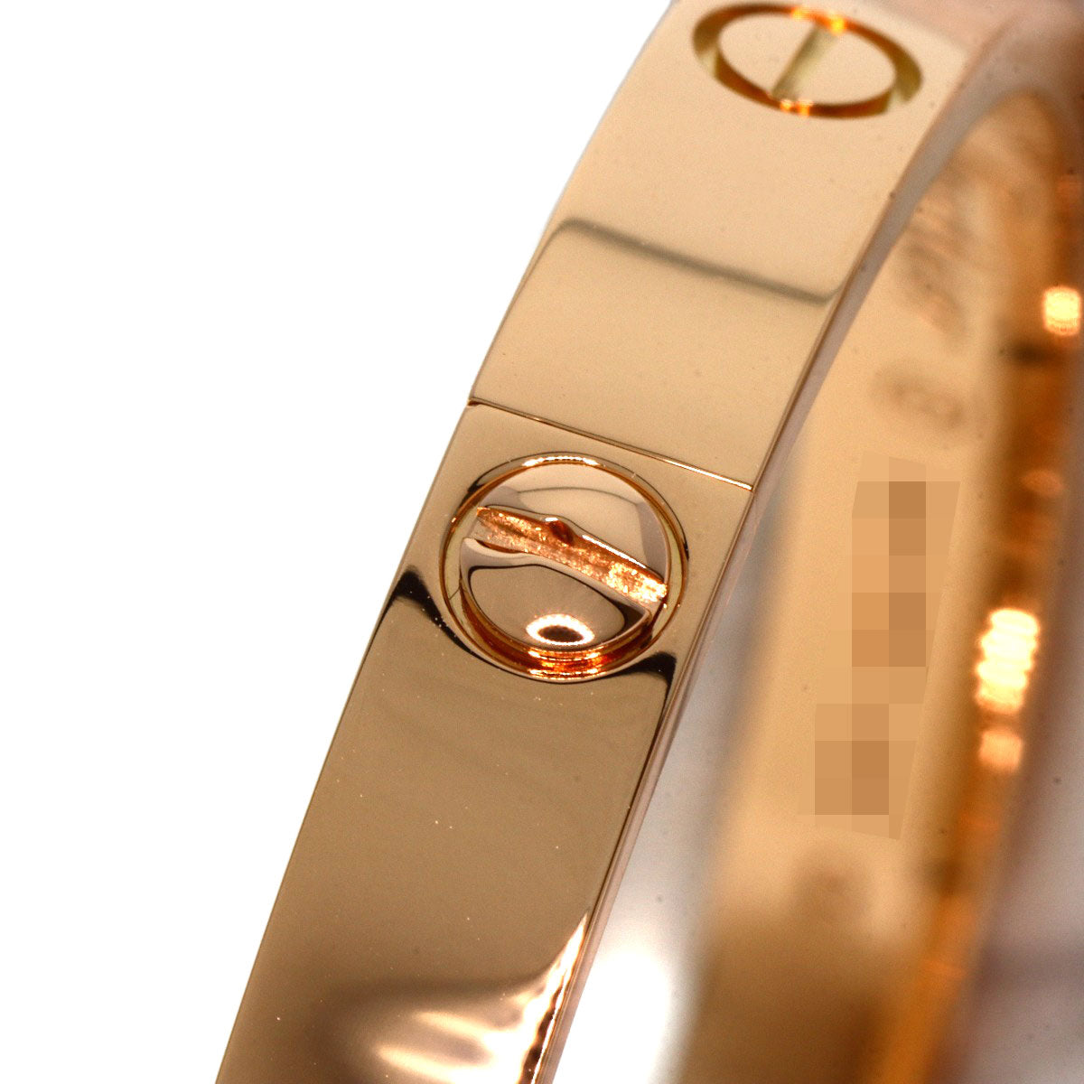 CARTIER LOVE Bracelets without driver #17 Bracelet K18 Pink Gold Ladies [Used]