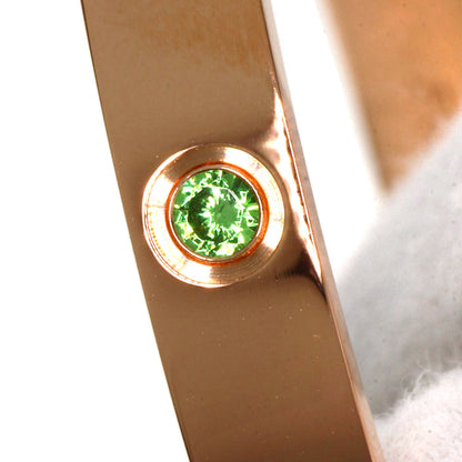 CARTIER LOVE Bracelets Multicolor Stone with Driver #18 Bracelet K18 Pink Gold Ladies [Used]