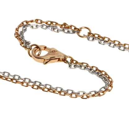 CARTIER Love Three Loop Diamond Necklace K18 Pink Gold K18 White GoldLadies [Used]