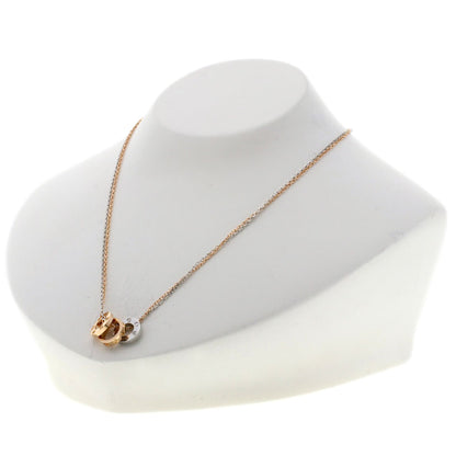 CARTIER Love Three Loop Diamond Necklace K18 Pink Gold K18 White GoldLadies [Used]