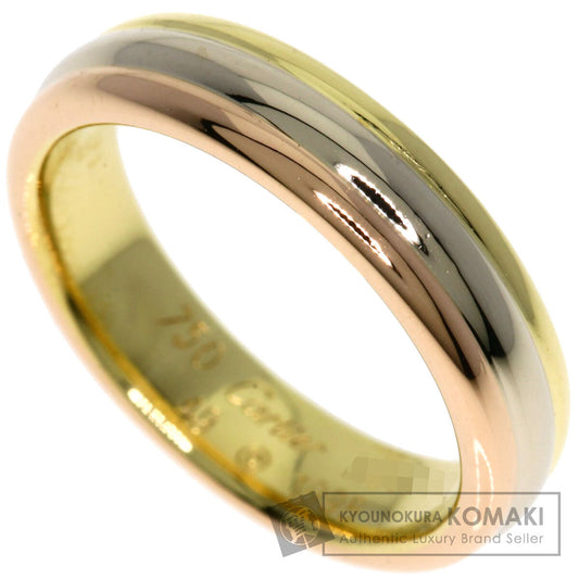 CARTIER Three colors # 49 Ring K18 Yellow Gold K18 White GoldLadies [Used]