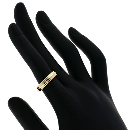 CARTIER Three colors # 49 Ring K18 Yellow Gold K18 White GoldLadies [Used]