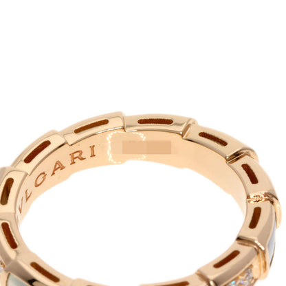 BVLGARI   Ring Serpenti Viper Diamond #49 K18 Pink Gold Ladies