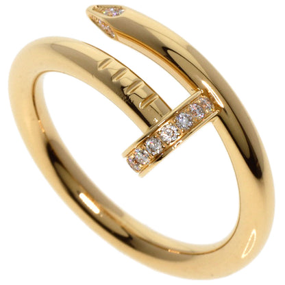 CARTIER   Ring Juste un Clou Classic Model Diamond #54 K18 Yellow Gold Ladies