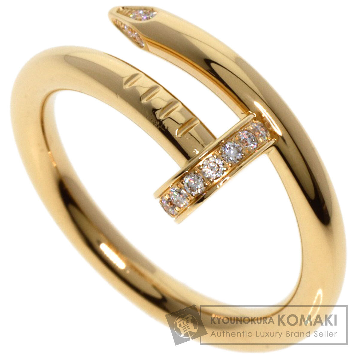 CARTIER   Ring Juste un Clou Classic Model Diamond #54 K18 Yellow Gold Ladies