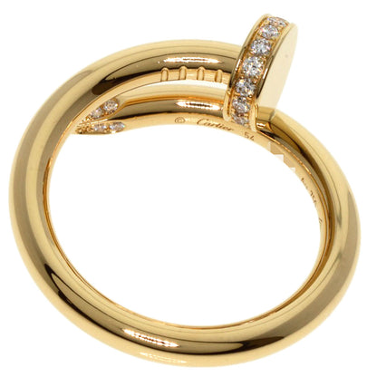 CARTIER   Ring Juste un Clou Classic Model Diamond #54 K18 Yellow Gold Ladies