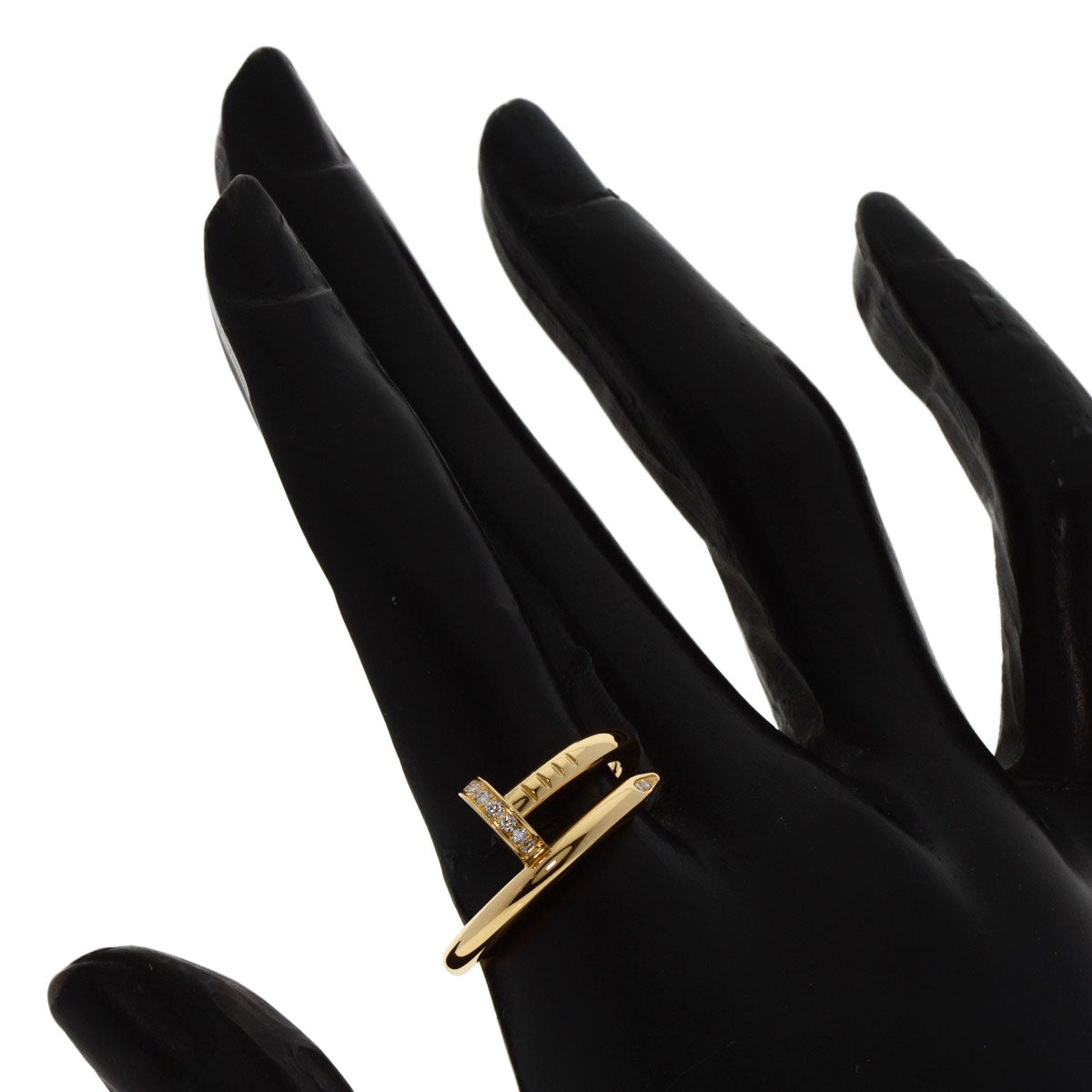 CARTIER   Ring Juste un Clou Classic Model Diamond #54 K18 Yellow Gold Ladies