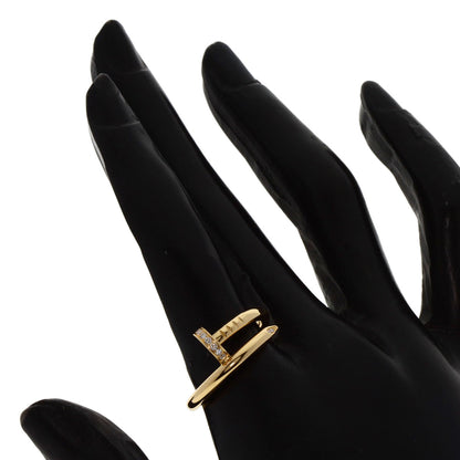 CARTIER   Ring Juste un Clou Classic Model Diamond #54 K18 Yellow Gold Ladies