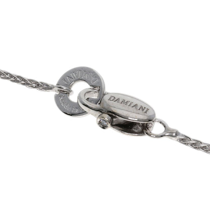 Damiani Mystery Cross Diamond Black Diamond Necklace K18 White Gold Ladies [Used]