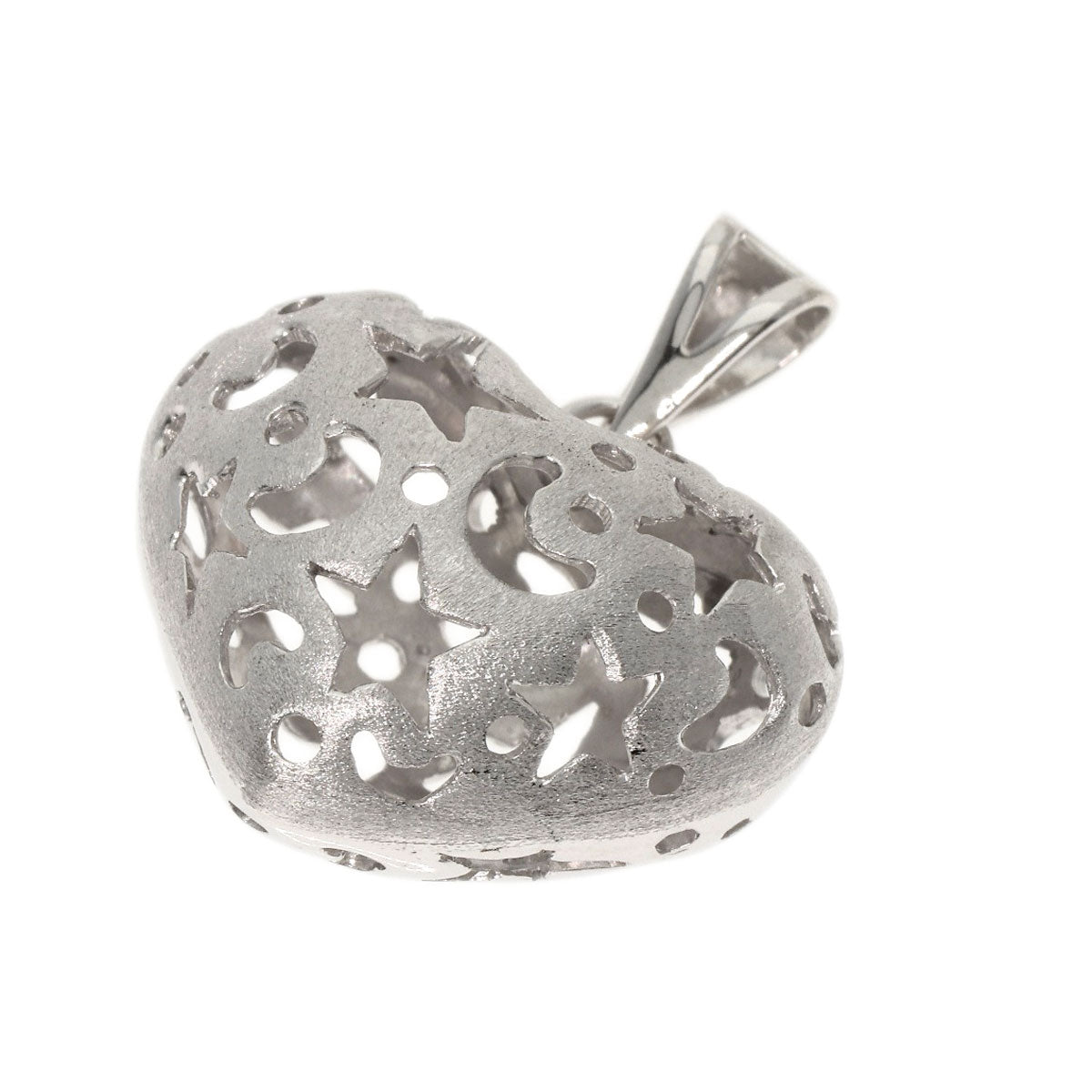 Ponte Vecchio   Pendant top Heart motif K18 White Gold Ladies