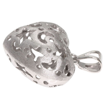 Ponte Vecchio   Pendant top Heart motif K18 White Gold Ladies