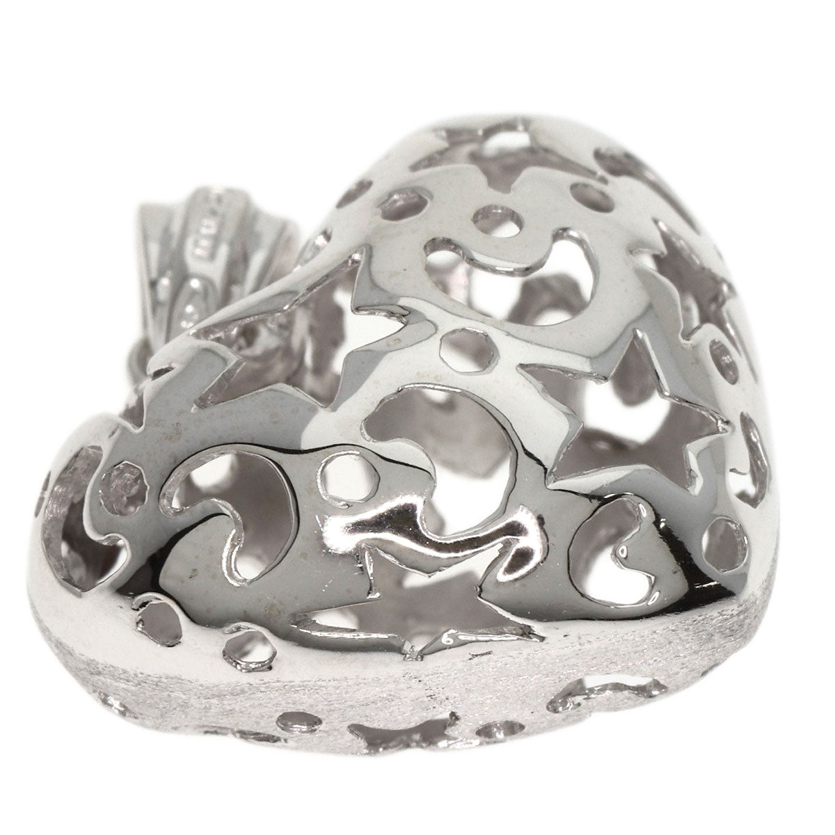 Ponte Vecchio   Pendant top Heart motif K18 White Gold Ladies