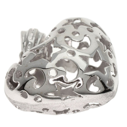 Ponte Vecchio   Pendant top Heart motif K18 White Gold Ladies