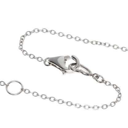 Ponte Vecchio Flower Diamond Necklace K18 White Gold Ladies [Used]